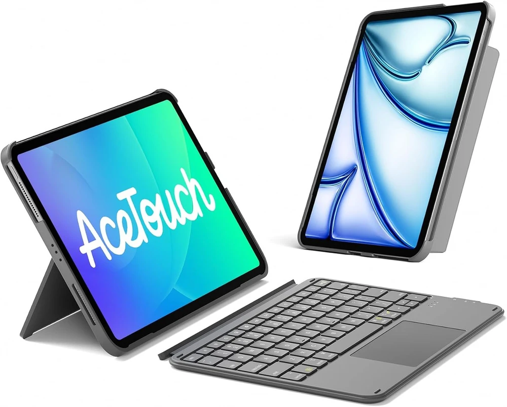 Inateck KB04122 AceTouch Keyboard Case iPad 10.9-11\", Gray