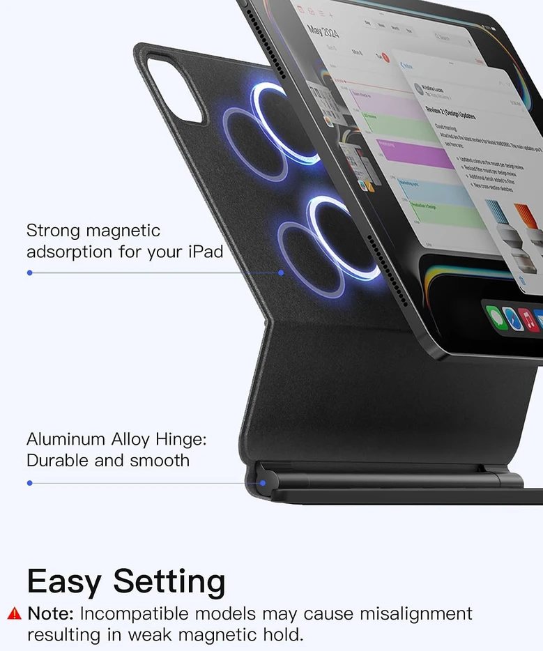 Inateck KB09119 NeoMagic Keyboard Case iPad Air/Pro 11\", Juodas