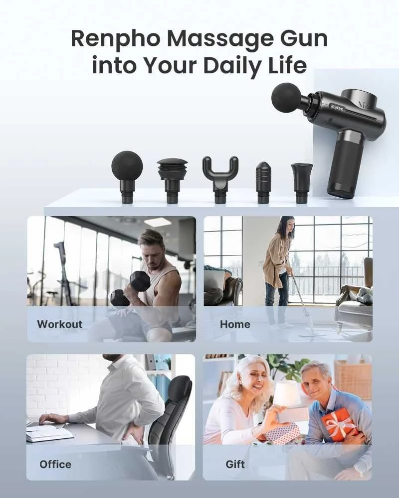 Išmanusis laikrodis RENPHO Active Massage Gun GM171 Juodas