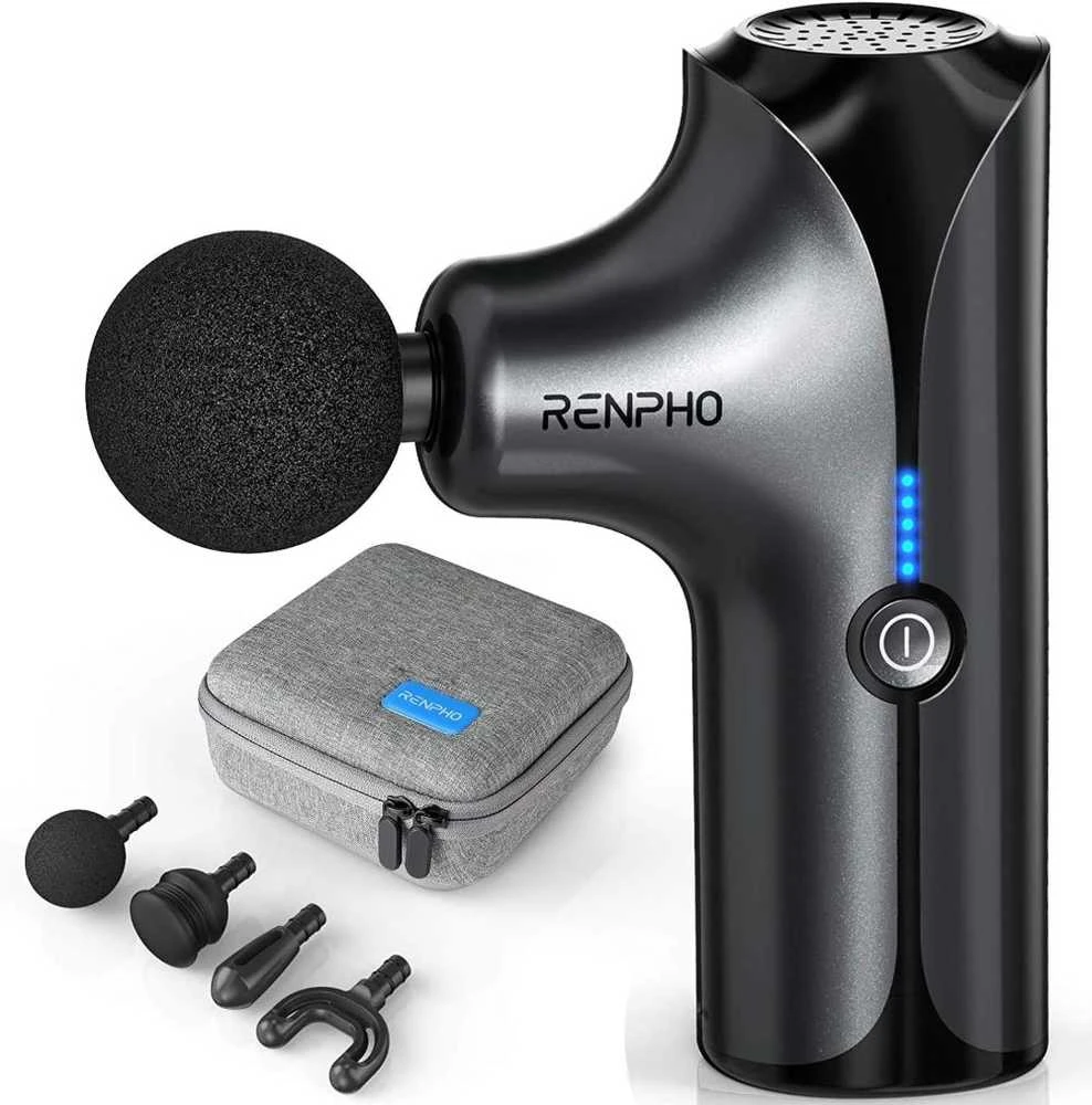Nezatříděno Sveikata ir asmeninė priežiūra - Renpho Massage Gun Edge Mini (kompaktiškas, keli greičiai, juodas)