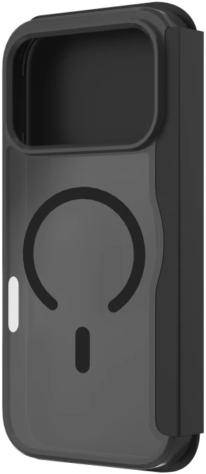 Dėklas JUST MUST CHAMPION II FLIP CASE MAGSAFE for iPhone 17 Pro, Juodas