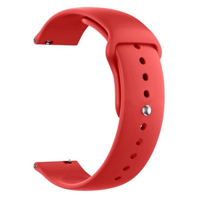 Just Must Išmaniojo laikrodžio Samsung Galaxy Watch 4 dirželis, Raudonos spalvos, 22mm