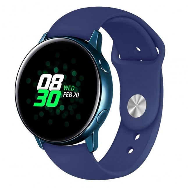 Just Must Išmaniojo laikrodžio Samsung Galaxy Watch 4 dirželis, Mėlynos spalvos, 20mm