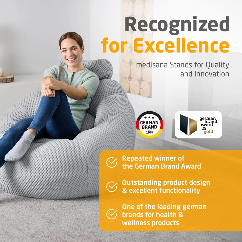 Medisana RS100 Bubble Sofa with Massage Pilkas