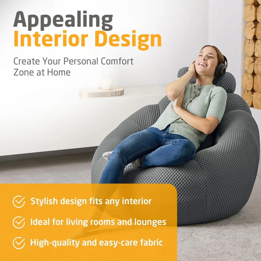 Medisana RS150 Bubble Sofa with Massage Dark pilkas