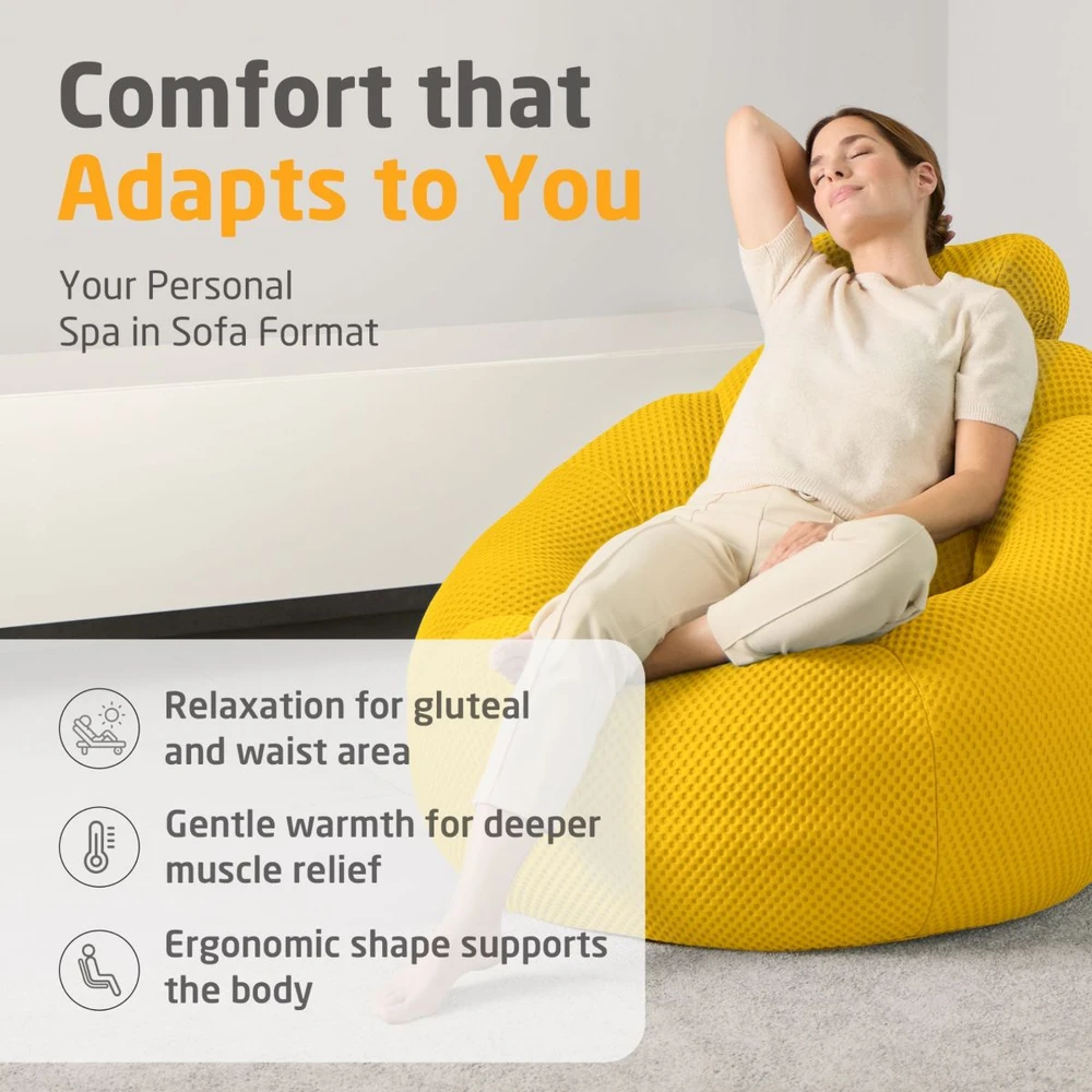 Medisana RS200 Bubble Sofa with Massage Geltona