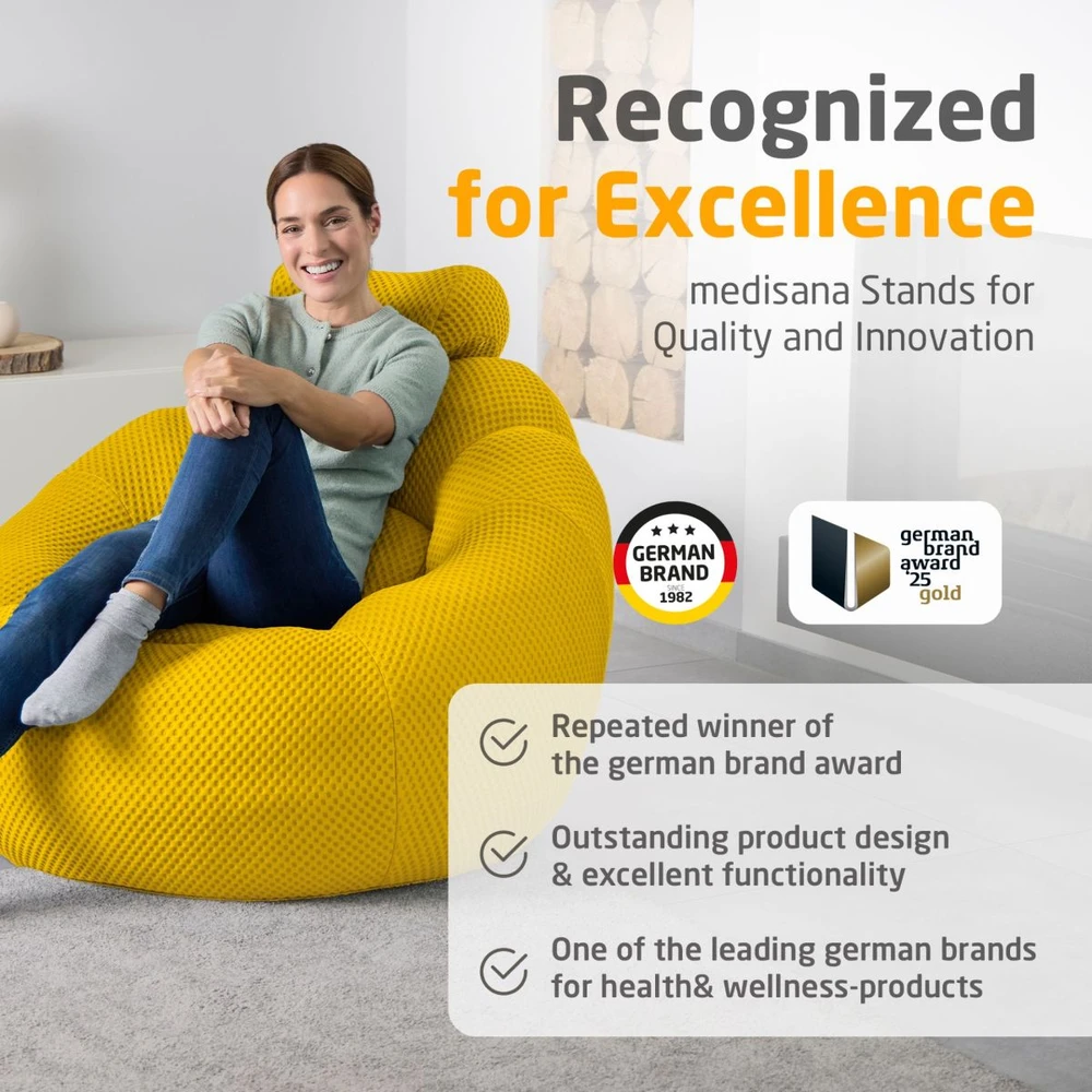 Medisana RS200 Bubble Sofa with Massage Geltona