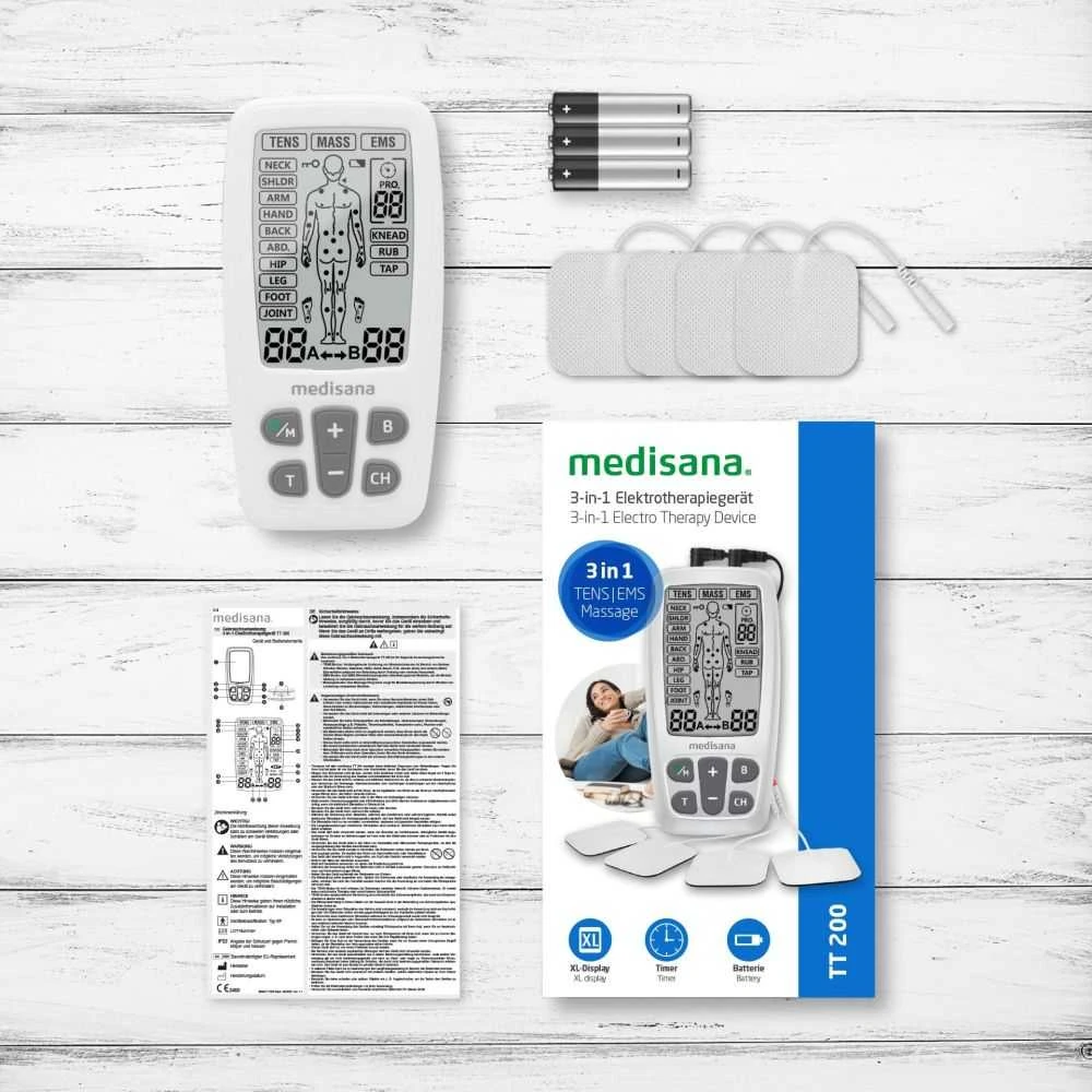 „Medisana 3in1 TT 200“ TENS ir EMS skausmo terapijos prietaisas