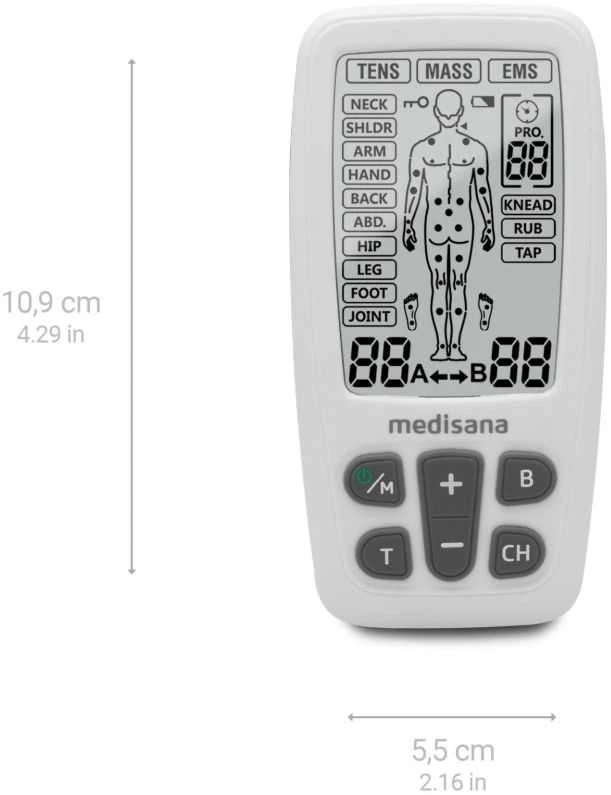 „Medisana 3in1 TT 200“ TENS ir EMS skausmo terapijos prietaisas