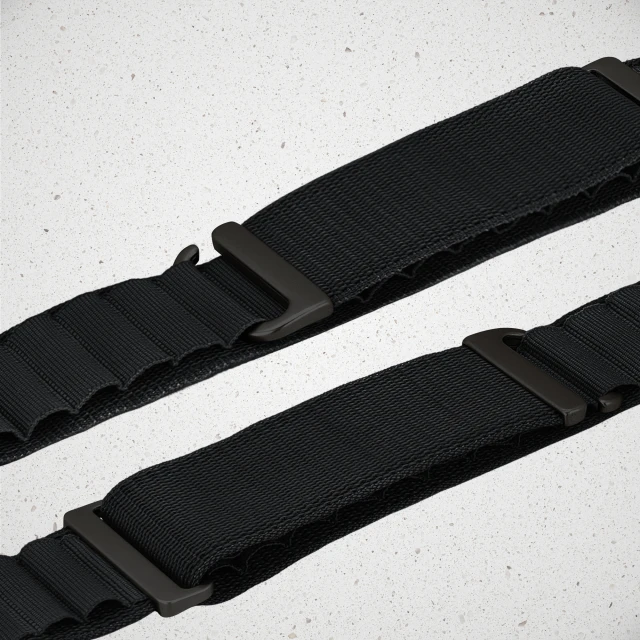 Mobilize Nylon Watch Band - Alpine - Juodas Connector - for Apple 38/40/41mm - Juodas