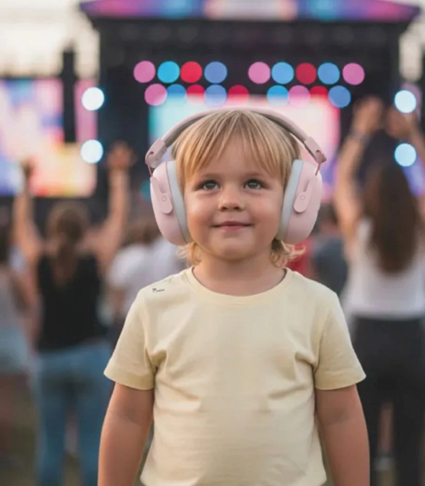 Momini kids noise-reducing earmuffs Milo Rožinė