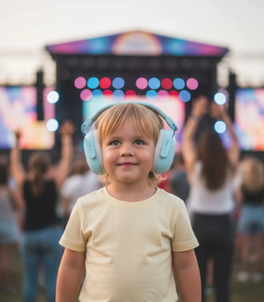Momini kids noise-reducing earmuffs Milo Mėlyna