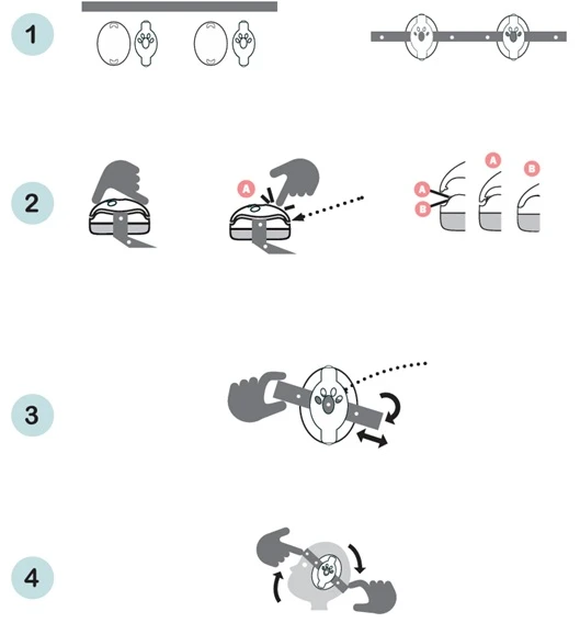 Momini kids noise-reducing earmuffs Mimi Žalias