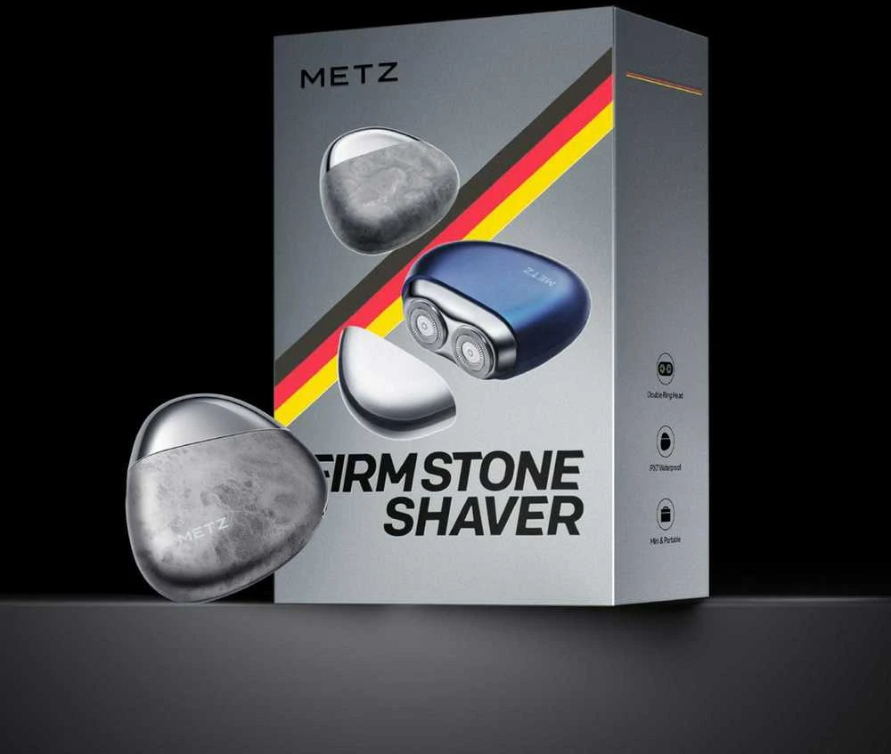 Metz Firm stone barzdaskutė su dangteliu