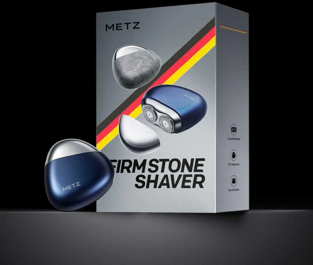 Metz Firm Stone barzdaskutė pakuotės pristatymas