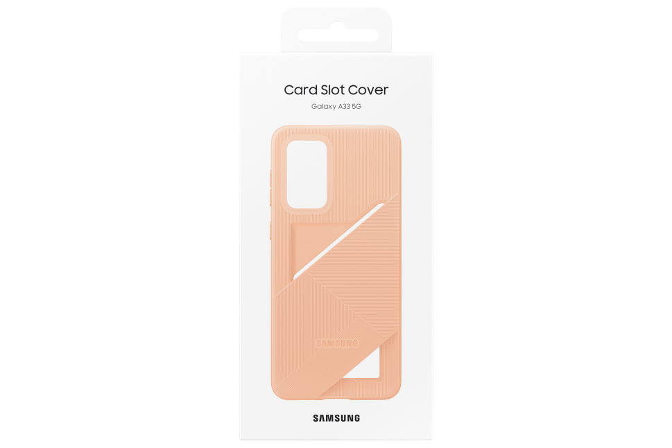 OA336TPE kortelės lizdo dėklas, skirtas Samsung Galaxy A33 5G, persikų (persikų)
