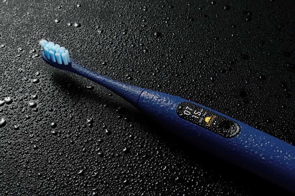 Elektrinis dantų šepetėlis Oclean X Pro, mėlynas (Navy Blue)