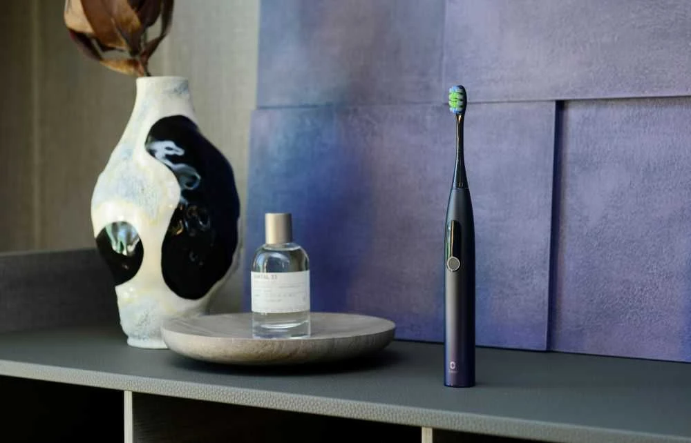Elektrinis dantų šepetėlis Oclean X Pro, violetinis (Aurora Purple)