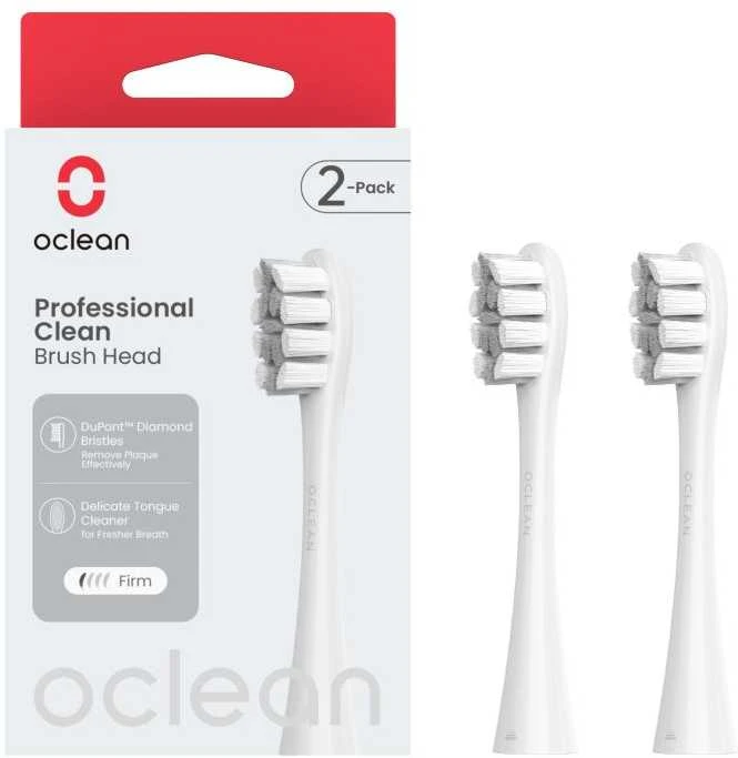 Dantų šepetėlis Oclean Professional Clean Šepetėlio galvutė P1C10 Pilkas 2pcs