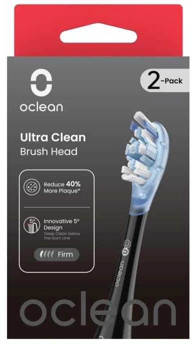 Oclean Ultra Clean Šepetėlio galvutė 2-PK UC02 B02 Juodas