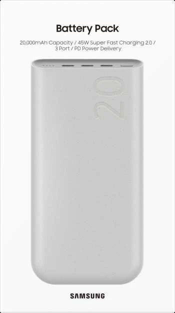 P4520XUE Samsung 20Ah Baterija Pack (SFC 45W), rusvai gelsvas