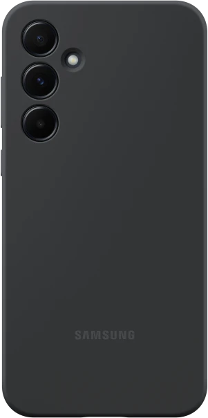 Dėklas PA556TBEGWW Silicone case for Samsung Galaxy A55 Juodas (Juodas)