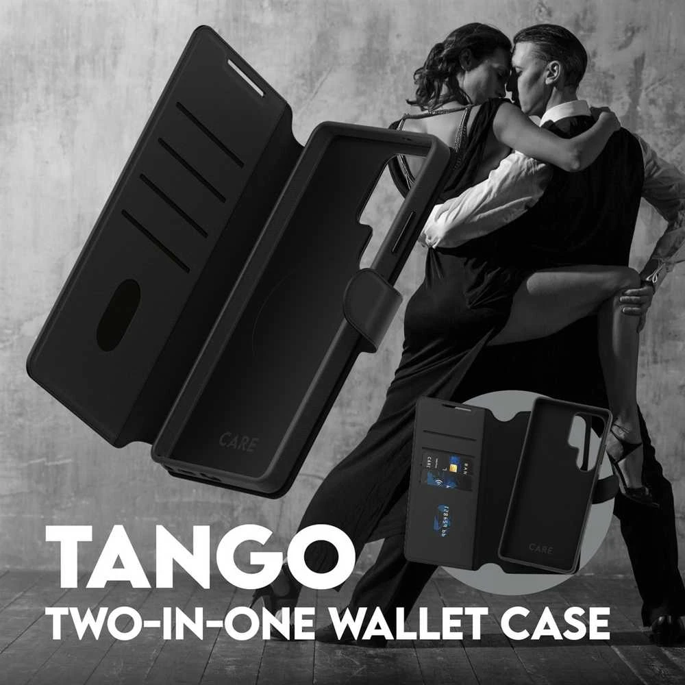 Dėklas Panzer Glass CARE by PanzerGlass Feature Case Tango Du viename piniginė Qi Suderinamas Samsung Galaxy S25 Ultra, Juodas