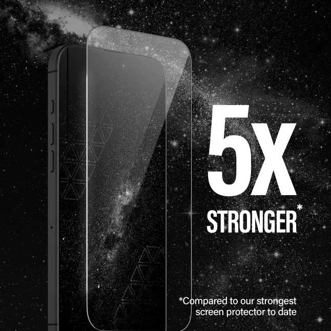 Panzer Glass PanzerGlass keraminė ekrano apsauga Apple iPhone 16 Pro Max, itin platus prigludimas (skaidri)