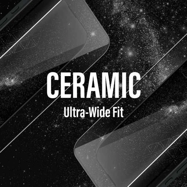 Panzer Glass PanzerGlass keraminė ekrano apsauga Apple iPhone 16 Pro Max, itin platus prigludimas (skaidri)