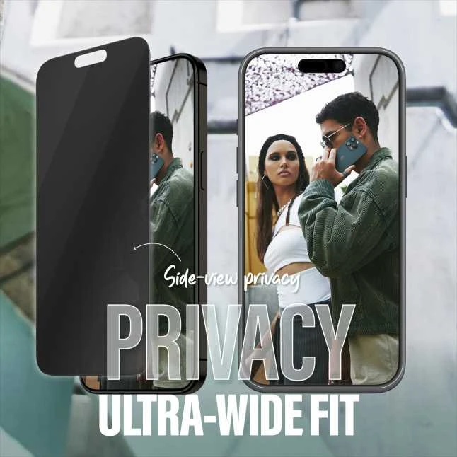 Panzer Glass PanzerGlass SAFE Privatumo ekrano apsauga Apple iPhone 16, ypač platus (skaidrus)