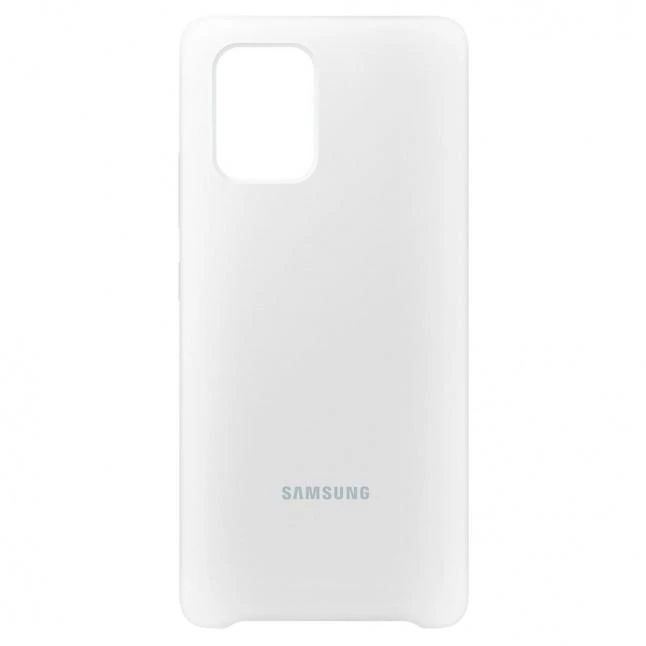 Dėklas Samsung Galaxy S10 Lite Silikoninė Nugarėlė Balta