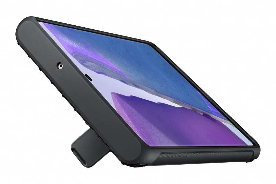 Dėklas Apsauginis stovimas dangtelis, skirtas Samsung Galaxy Note 20/ Note 20 5G (Juodas)