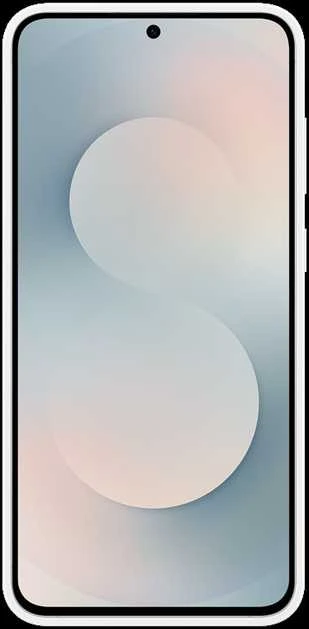 112803 EF-PS731CWE Samsung Silicone dėklas skirtas Galaxy S25 FE baltos spalvos