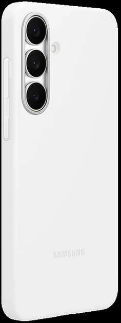 112803 EF-PS731CWE Samsung Silicone dėklas skirtas Galaxy S25 FE baltos spalvos