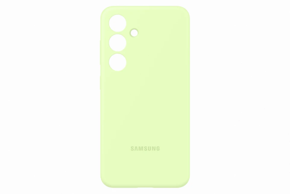 Dėklas „Samsung Galaxy S24“ silikoninis dangtelis šviesiai žalias