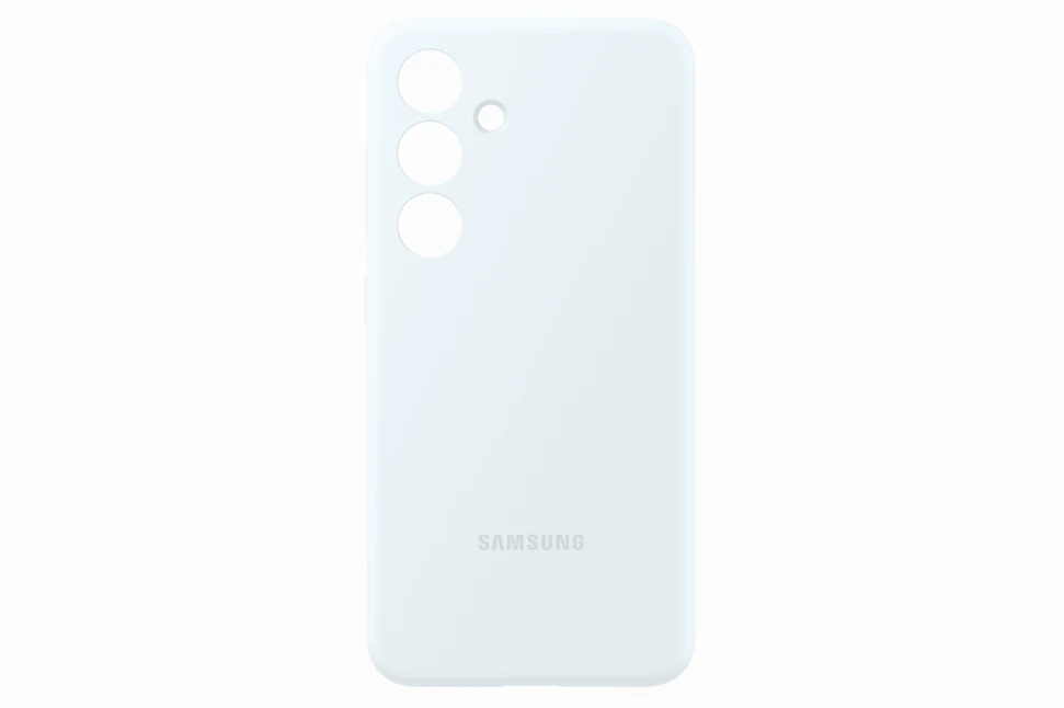 Dėklas Samsung Galaxy S24 silikoninis dangtelis Baltas
