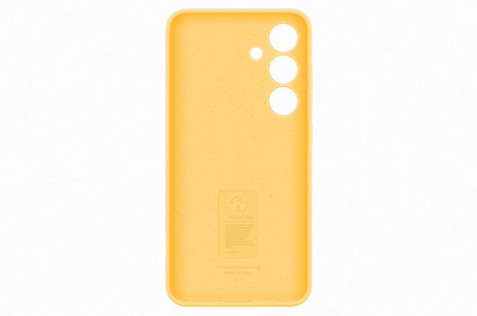 Dėklas „Samsung Galaxy S24“ silikoninis dangtelis „Geltona“.