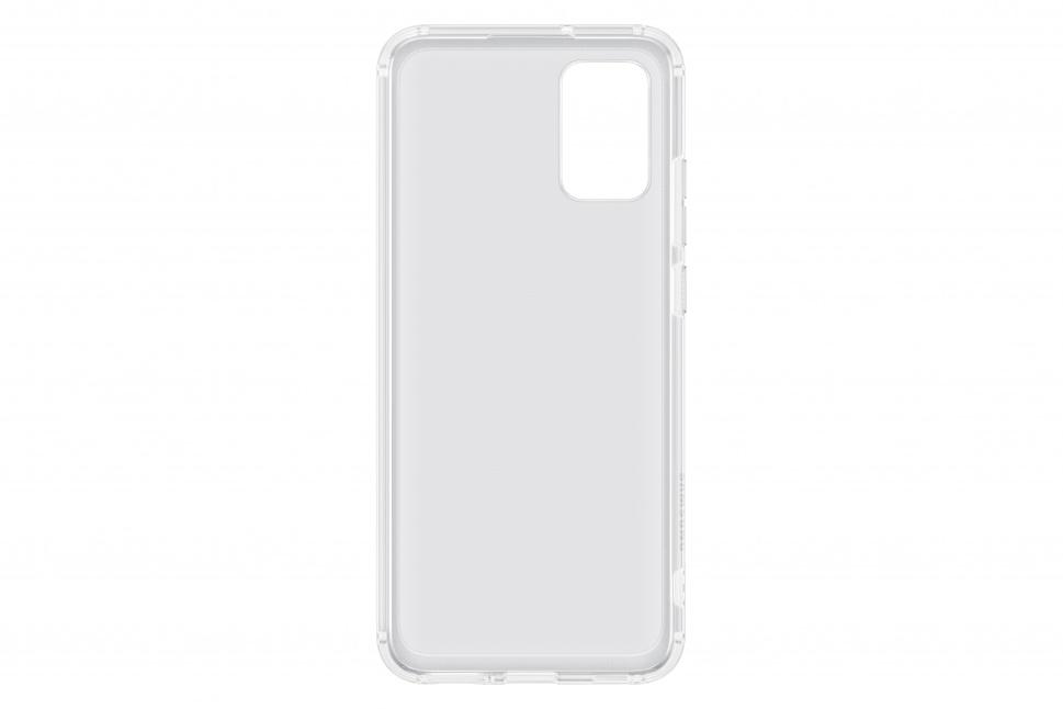 Dėklas QA026TTE minkštas skaidrus dangtelis, skirtas Samsung Galaxy A02S skaidrus (skaidrus)