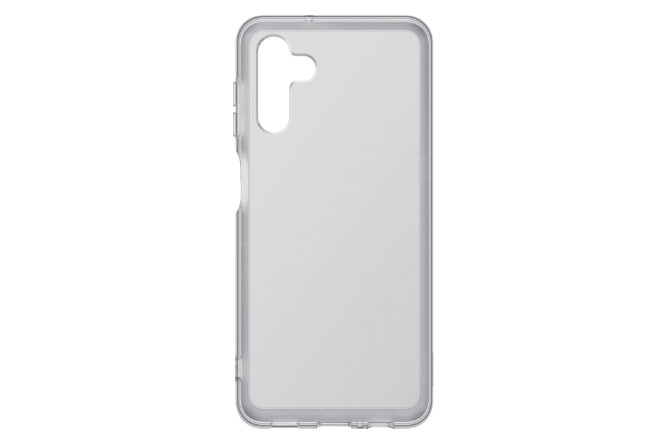 Dėklas QA136TBE Soft Clear Cover for Samsung Galaxy A13 5G, Juodas (Juodas)