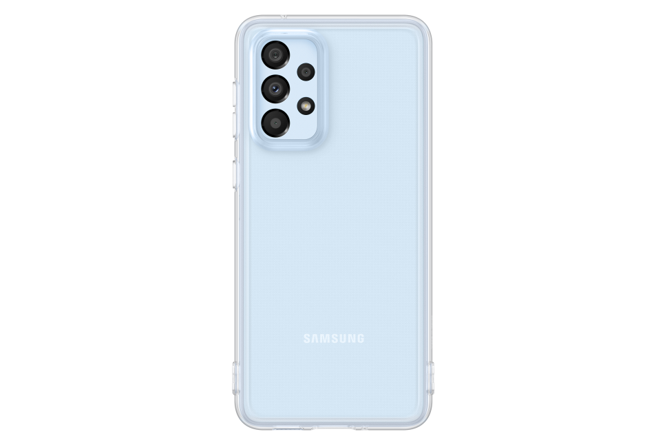 Dėklas QA336TTE minkštas skaidrus dangtelis, skirtas Samsung Galaxy A33 (5G) skaidrus (skaidrus)