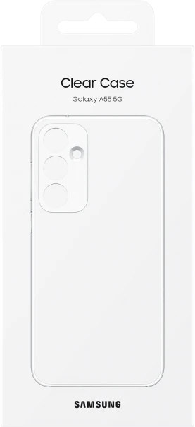 Dėklas „Samsung Galaxy A55“ minkštas skaidrus dangtelis, skaidrus