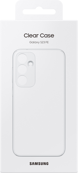Dėklas QS711CTE skaidrus dangtelis Samsung Galaxy S23 FE, skaidrus