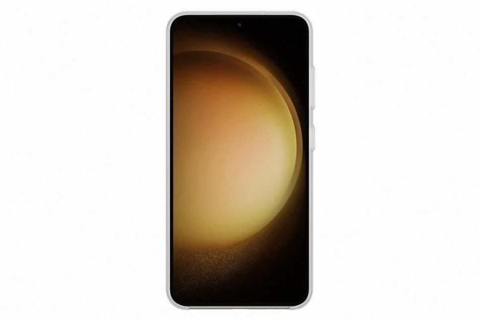 Dėklas „Samsung Galaxy S23“ skaidrus dangtelis, skaidrus