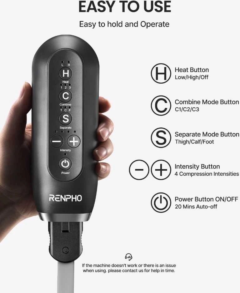 RENPHO Aeria Ultimate Thermal 2 Leg Massager With Heat