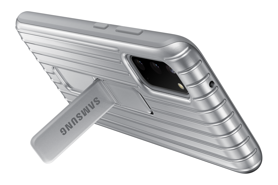 Dėklas Samsung Galaxy S20 Apsauginė Nugarėlė Sidabrinė