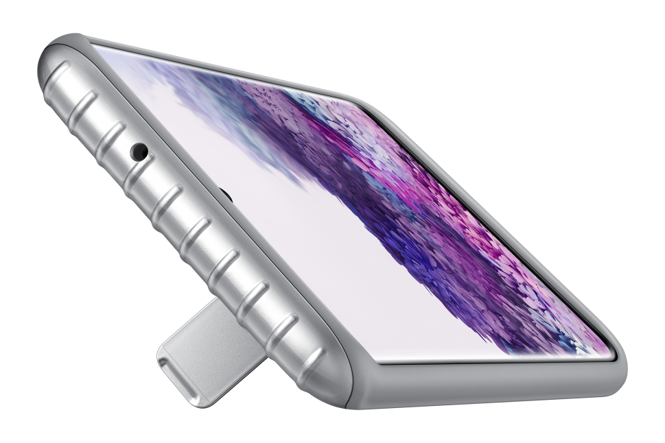 Dėklas Samsung Galaxy S20+ Apsauginė Nugarėlė Sidabrinė