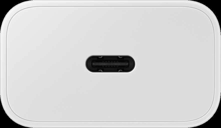 Įkroviklis Samsung EP-T2510XWEGEU 25W + USB-C kabelis baltas