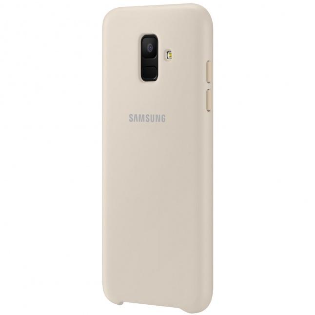 Samsung Galaxy A6 dėklas Dual Layer (Auksinis)