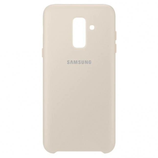 Samsung Galaxy A6+ (2018) dėklas Dual Layer (Auksinis) PA605CFE 