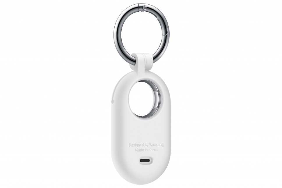 Samsung Galaxy SmartTag2 Silikoninis dėklas Baltas